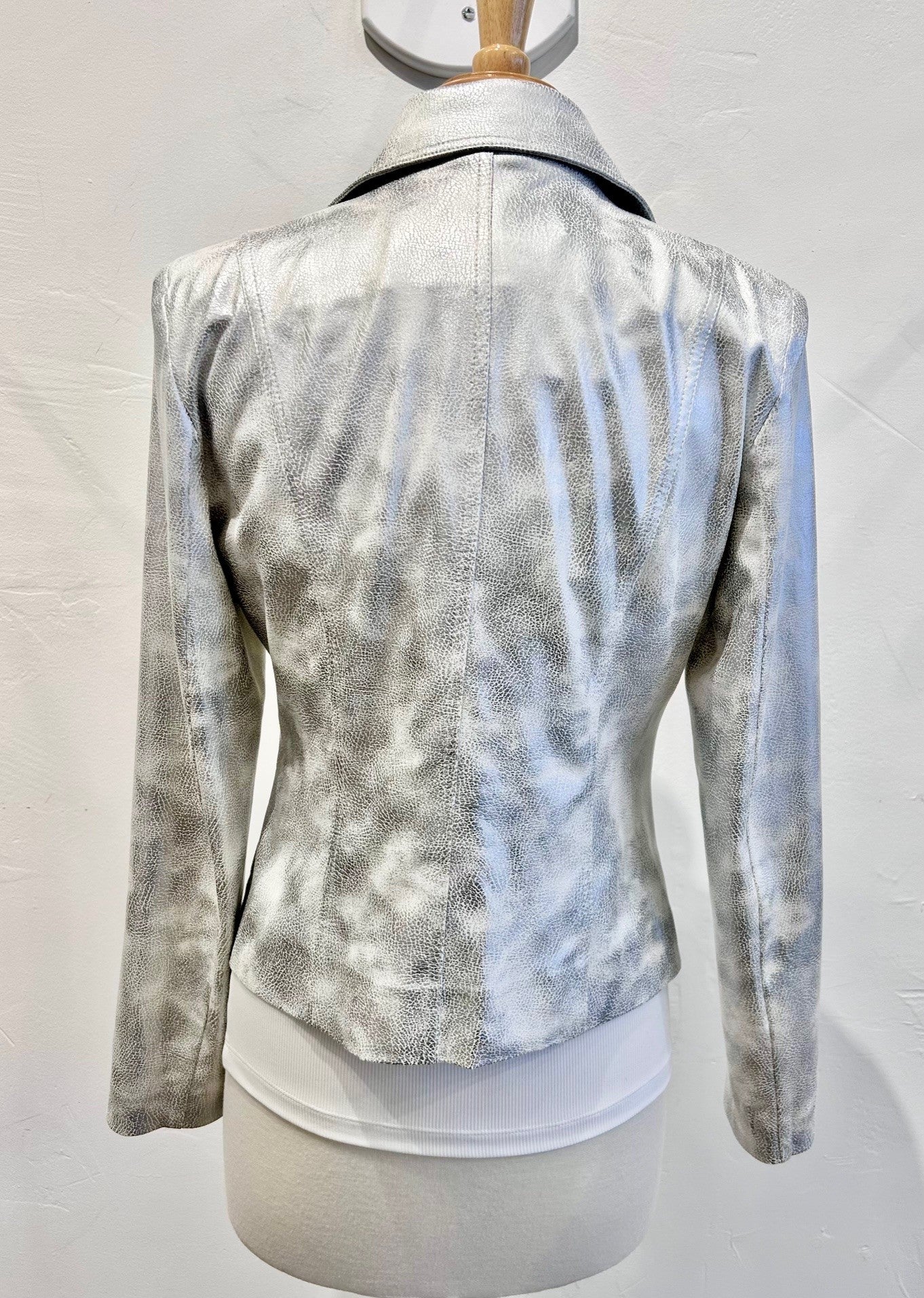 Motto Jacket by Insight in Coconut Silver