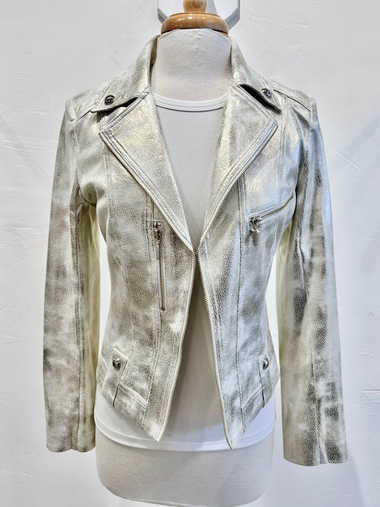 Motto Jacket by Insight in Coconut Gold