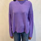 Gramercy Boxy Crew Sweater by Alashan in Veronica