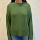 Gramercy Boxy Crew Sweater by Alashan in Basil