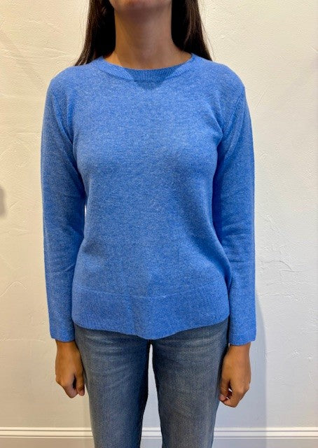 Easy Crew Neck Sweater by Alashan in Dockside