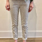 Stripe Pant by Flora Ashley in Olive