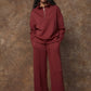 Seanni Soft Knit Long Sleeve Pullover by RD Stylein Chili