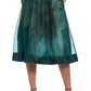 Organza Skirt by Maggy London in Teal/Blue