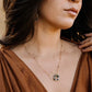 Gem Gradient Link Necklace by Santore Jewelry in Moss Agate