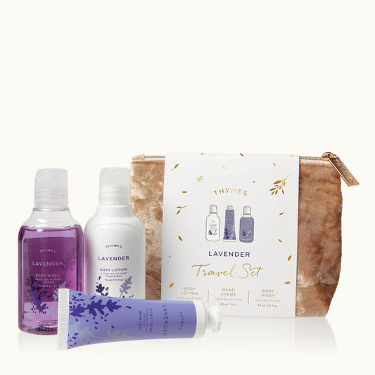 Lavender Travel Set with Beauty Bag by Thymes