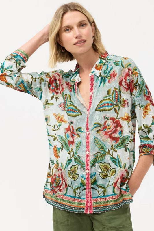 The Audrey Button Up Shirt by Johnny Was in Gillian