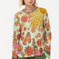 The Janie Favorite Flare Sleeve Crew Neck Tee by Johnny Was in Endora Scarf
