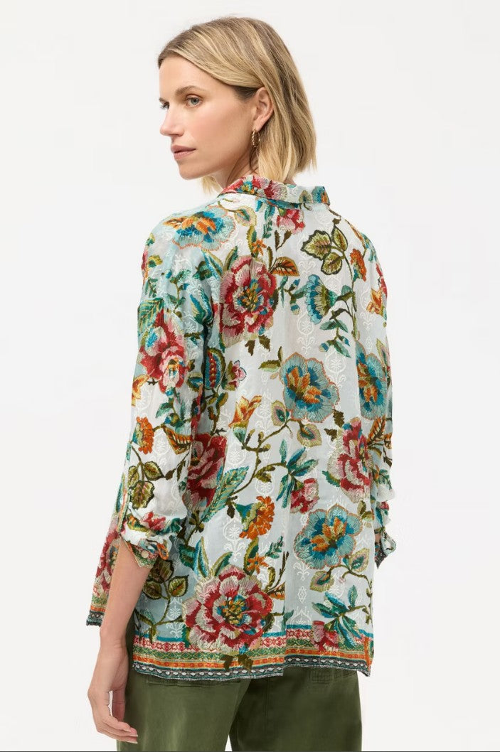 The Audrey Button Up Shirt by Johnny Was in Gillian