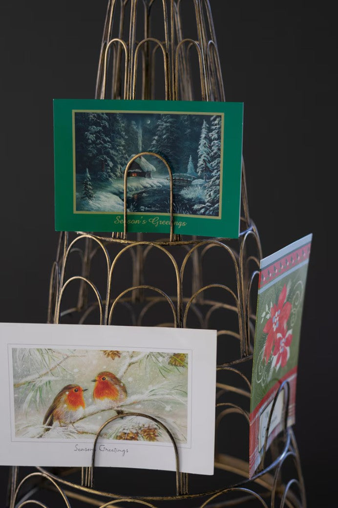 Metal Christmas Tree Card Holder by Kalalou