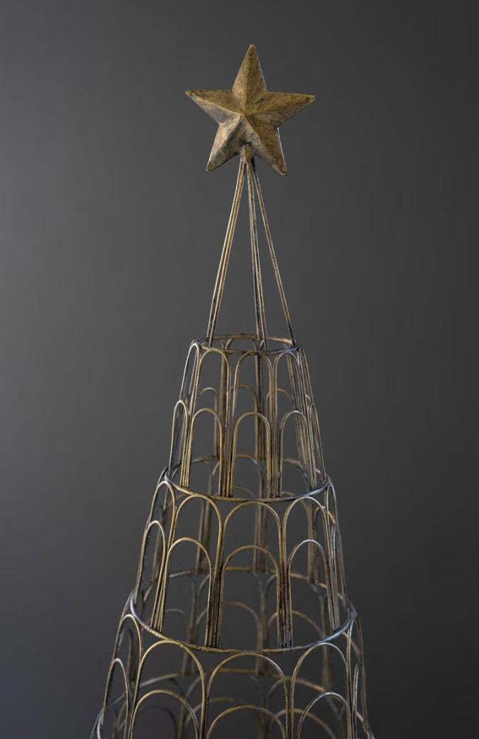 Metal Christmas Tree Card Holder by Kalalou