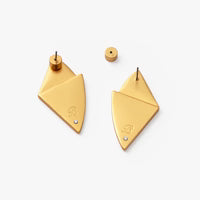 Mila Triangle Drop Earring by Brackish