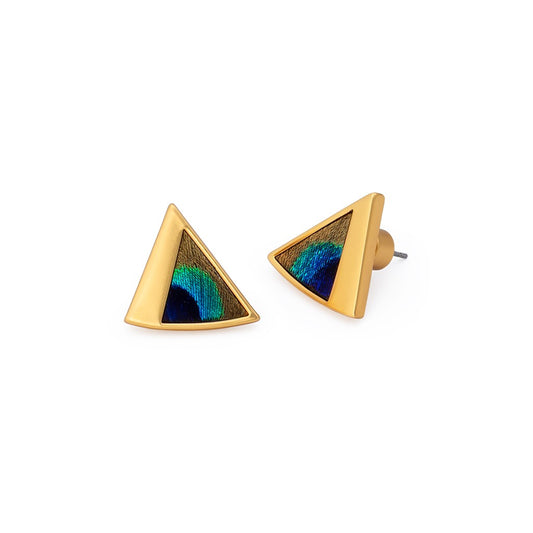 Jennifer Triangle Stud Earring by Brackish