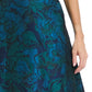 Brocade Jacquard Ball Gown Skirt by Muse in Ocean Blue