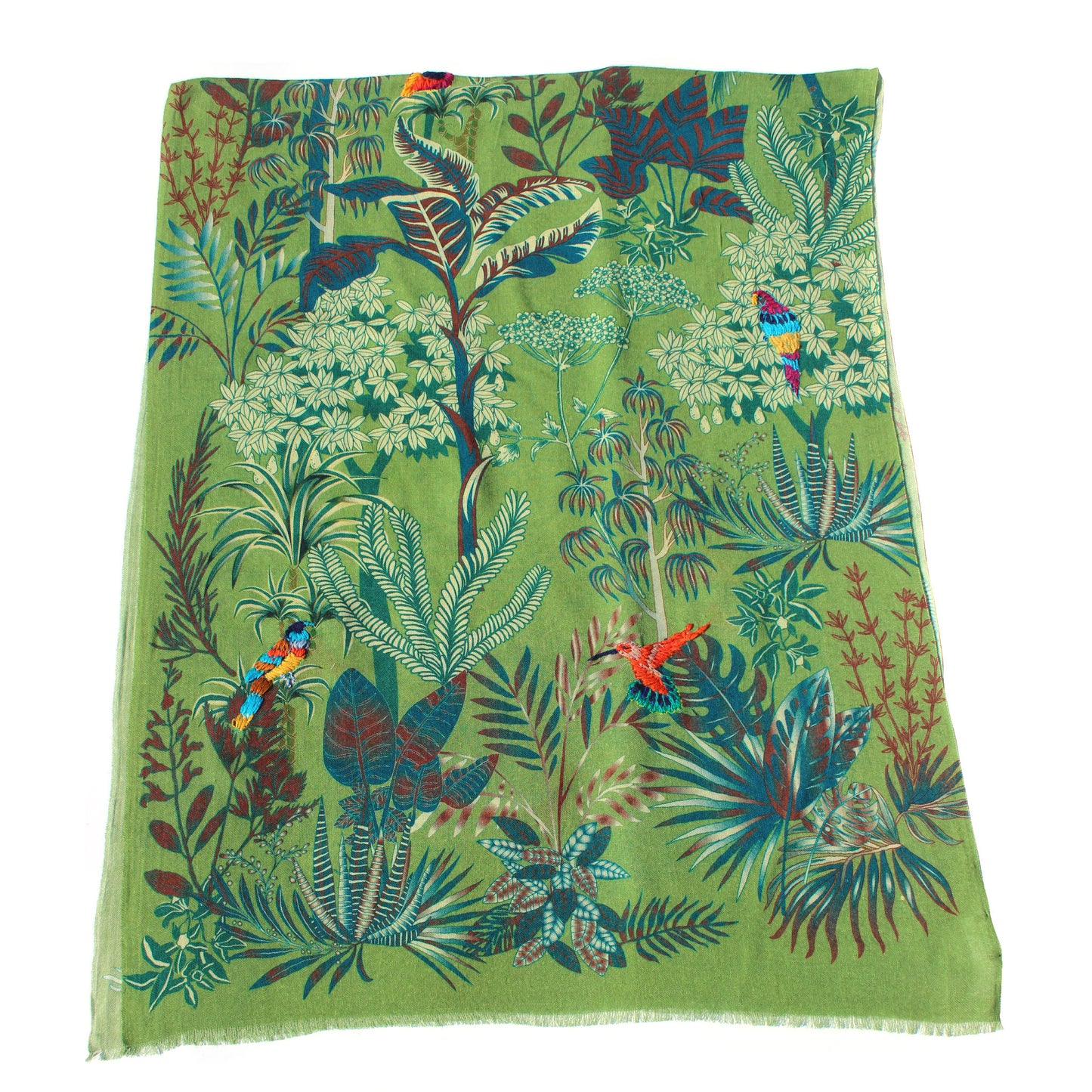 Scarf by Vismaya Scarves in Green