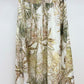 Fan Palm Print Skirt by Milio Milano in Green