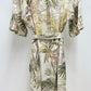 Fan Palm Print Button Down Dress by Milio Milano in Green