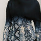 Akira Snakeskin Top by Wild Cosmos in Ink Mix