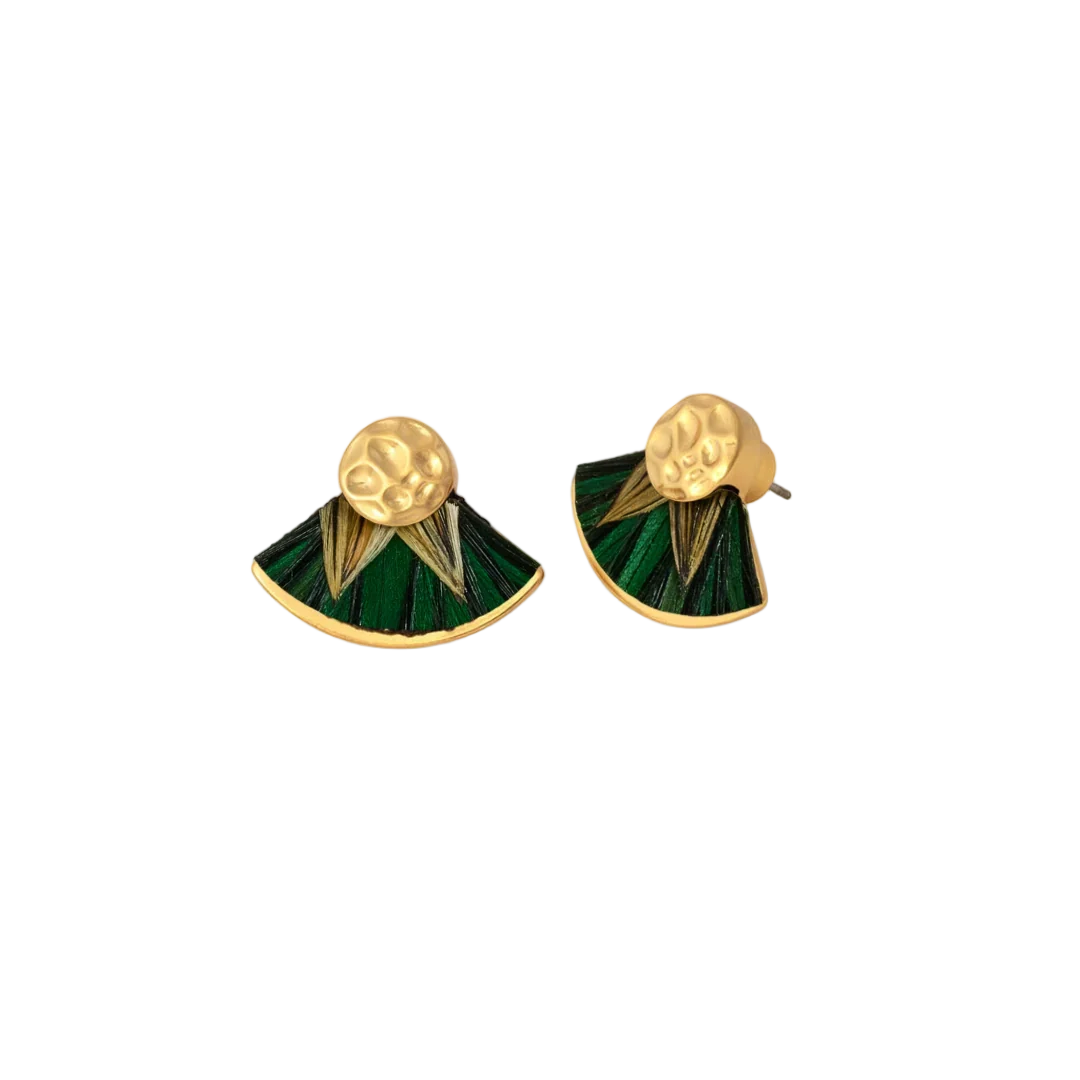 Vanessa Fan Stud Earring by Brackish