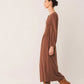 Crepe Cotton Dress by Indi & Cold in Tabacco