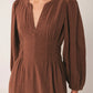 Crepe Cotton Dress by Indi & Cold in Tabacco