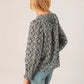 Ikat Print Shirt by Indi & Cold in Azul Vintage