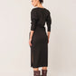 Knotted Knit Dress by Indi & Cold in Negro