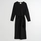 Knotted Knit Dress by Indi & Cold in Negro