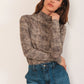 Netting Print Top by Indi & Cold in Carbon