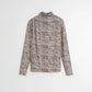 Netting Print Top by Indi & Cold in Carbon