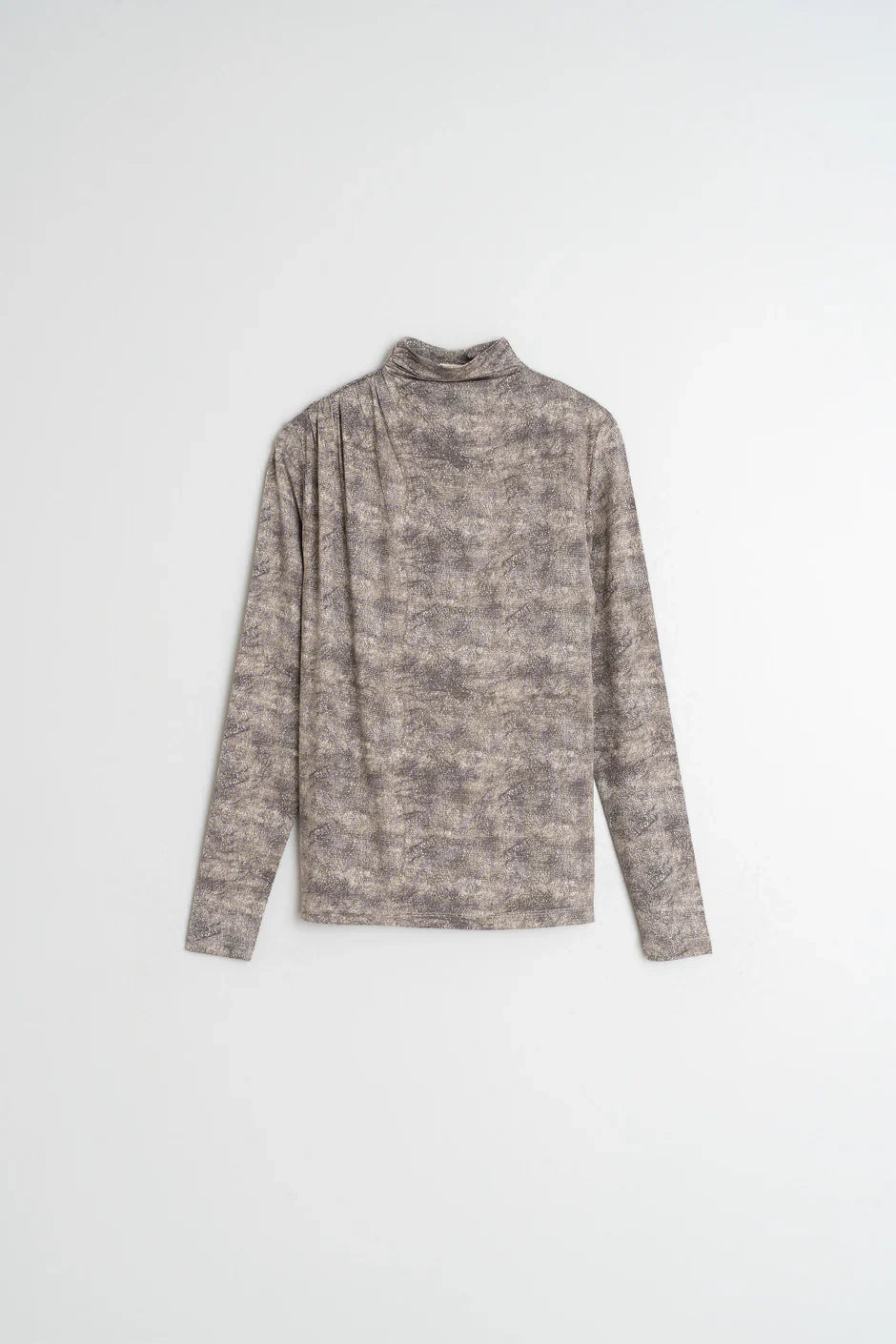 Netting Print Top by Indi & Cold in Carbon