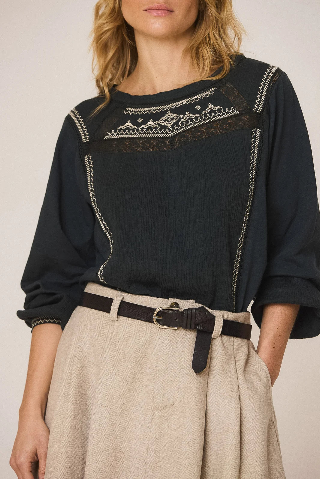 Shirt by Indi & Cold in Carbon