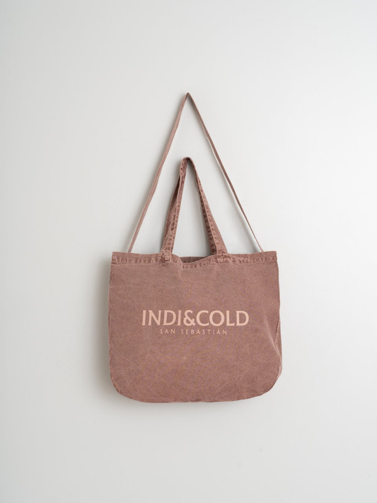 Organic Cotton Shopper Bag by Indi & Cold in Malva