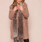 Weston Soft Knit Scarf with Tassles by Suzy D London in Brown