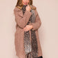Weston Soft Knit Scarf with Tassles by Suzy D London in Brown