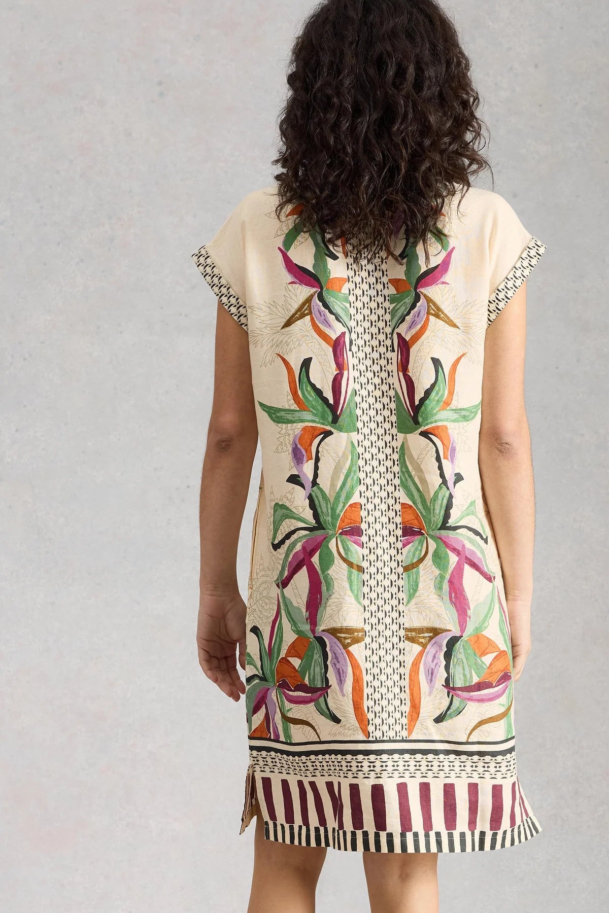 Jilly Linen Dress by White Stuff in Natural
