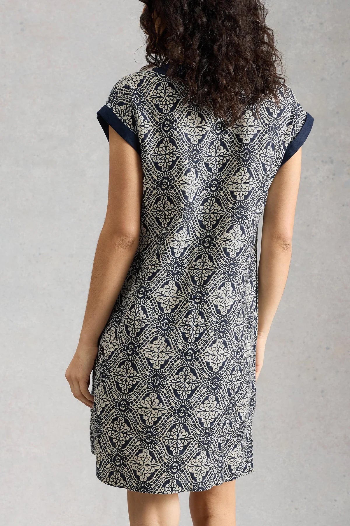 Jilly Linen Dress by White Stuff in Navy
