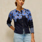 Lois Print Cardi by White Stuff in Blue Print