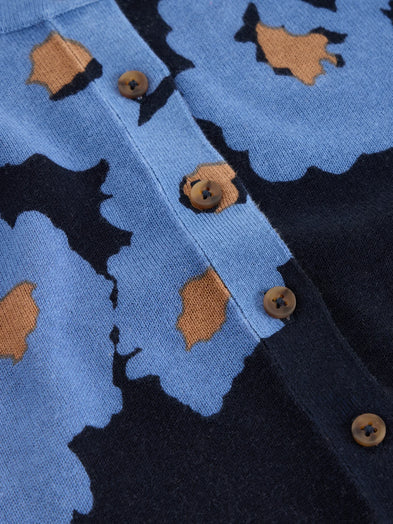 Lois Print Cardi by White Stuff in Blue Print