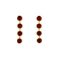 Willow Round Bezel Drop Earring by Brackish