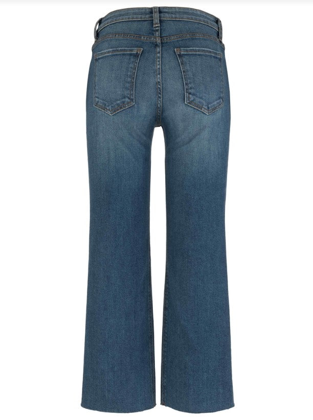 Kelsey High Rise Fab Ab Ankle Flare Leg Jeans by Kut from the Kloth in Wonderful