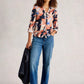 Annie Printed Sparkle Top by White Stuff in Navy Print