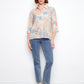 Printed Viscose Button Up Blouse by Charlie B in Coraline