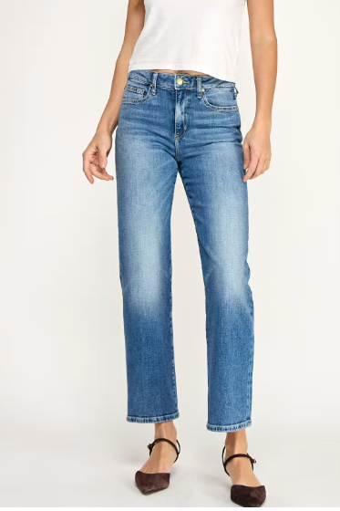 Zoey Straight Leg Jeans by Level 99 in Bondi