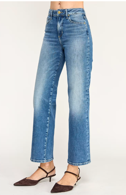 Zoey Straight Leg Jeans by Level 99 in Bondi