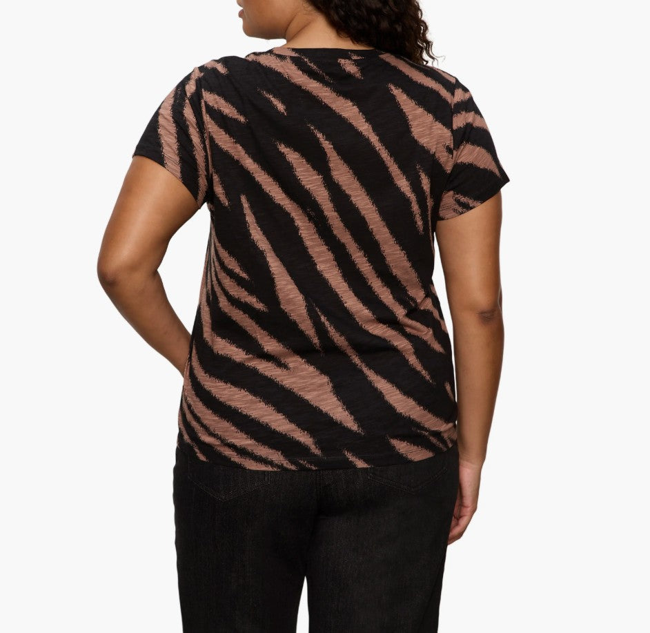 The Perfect Tee by Sanctuary in Abstract Zebra
