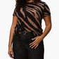 The Perfect Tee by Sanctuary in Abstract Zebra