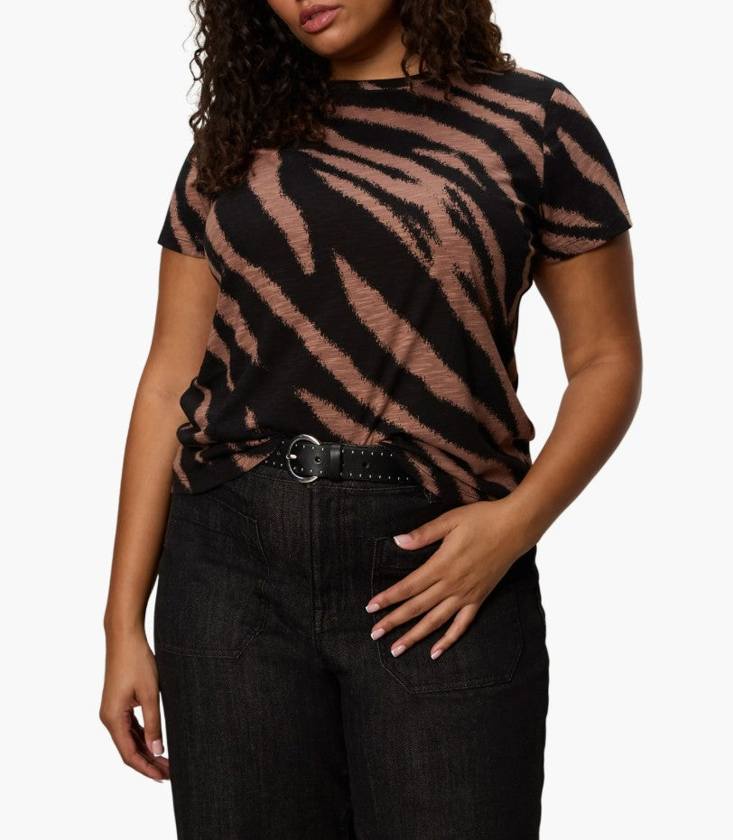 The Perfect Tee by Sanctuary in Abstract Zebra