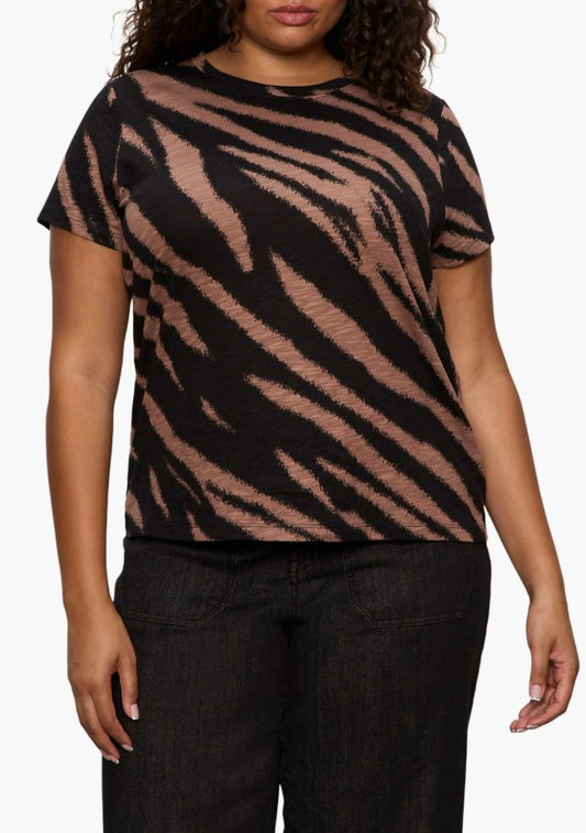The Perfect Tee by Sanctuary in Abstract Zebra