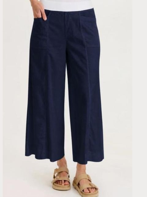 Shaun Wide Leg Pant Wearables in Navy